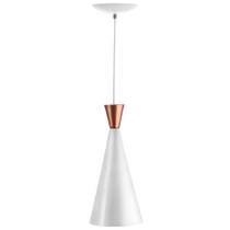 Pendentes Cone Branco Canadá Sala Cozinha Churrasqueir