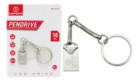 Pendrive 16gb Kapbom Usb Drive 2.0 Tipo Chaveiro Ka-s-16