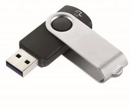 Pendrive 16GB USB 3.0 Twist Preto - Multilaser