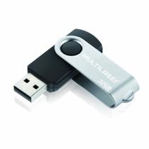 Pendrive 32Gb Multilaser Pd589 Twist Preto Usb 2.0