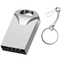 Pendrive 4gb 2.0 mini stick chaveiro prata
