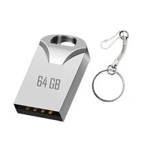 Pendrive 64GB Mini Metálico Ideal para Carros PCs Viagens Estudo