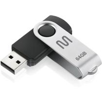 Pendrive 64gb Usb 2.0 Leitura 10 Mbs Twist Multilaser Pendrive 64gb Usb 2.0 Leitura 10 Mbs Twist Multilaser