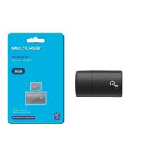 Pendrive 8GB 2 em 1 Micro SD MC161 - Multilaser