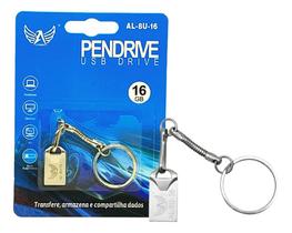 Pendrive Chaveiro 16gb Unidade Flash Usb Al-8u-16