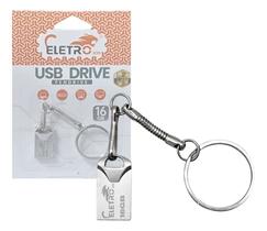 Pendrive Chaveiro 16gb Unidade Flash Usb El-au-16