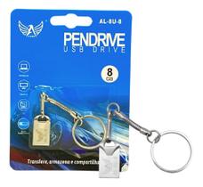 Pendrive Chaveiro 8gb Unidade Flash Usb Al-8u-8