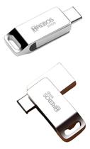Pendrive Flash Drive 2 Em 1 Usb C E Usb 3.0 Metal Pro Modelo IF-251 Cor Prateado Pendrive Flash Drive 2 Em 1 Usb C E Usb 3.0 Metal Pro Modelo IF-251 Cor Prateado