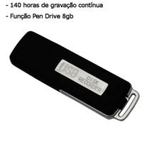 Pendrive Gravador de Voz e Conversa Mini Gravador