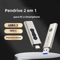 Pendrive HP X796C USB 3.2 - 64GB, 128GB ou 256GB - Alta Velocidade