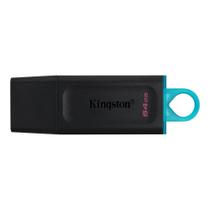 Pendrive kingston 64gb exodia usb 3.2 preto