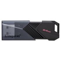 Pendrive kingston datatraveler exodia onyx 64gb usb 3.2 dtxon/64gb preto