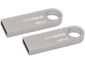 Pendrive Kingston Datatraveler Se9 Dtse9h 16gb 2.0 Prateado Pendrive Kingston Datatraveler Se9 Dtse9h 16gb 2.0 Prateado