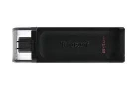 Pendrive Kingston USB-C 3.2 DataTraveler DT70 64GB - Preto