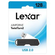 Pendrive Lexar Usb 2.0 128 Gb Jumpdrive Twistturn2 Ljdtt2 - Preto/Branco