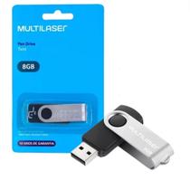 Pendrive Multilaser Twist 2.0 8GB Preto