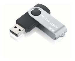 Pendrive Multilaser Twist Pd588 16gb 2.0 Preto/prateado Pendrive Multilaser Twist Pd588 16gb 2.0 Preto/prateado