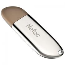 Pendrive Netac U352, 128GB, USB 2.0, Prata, NT03U352N-128G-20PN Pendrive Netac U352, 128GB, USB 2.0, Prata, NT03U352N-128G-20PN