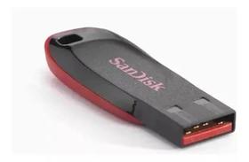 Pendrive Sandisk 64gb Cruzer Blade Original Lacrado Musica P64gb