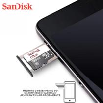 Pendrive SanDisk Cruzer Blade 128GB 2.0 Preto e Vermelho