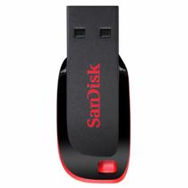 Pendrive SanDisk Cruzer Blade 128GB 2.0 preto e vermelho