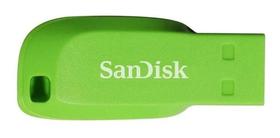 Pendrive SanDisk Cruzer Blade 16GB 2.0 verde-elétrico