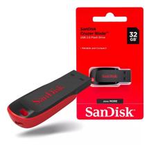 Pendrive Sandisk Cruzer Blade 32gb 2.0 Lacrado Original Nf