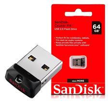 Pendrive Sandisk Cruzer Fit Usb 2.0 De 64 Gb