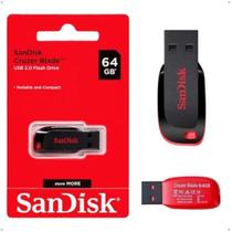 Pendrive Sandisk ORIGINAL 64GB USB 2.0 Cruzer Blade SDCZ50 - Enviamos no mesmo dia