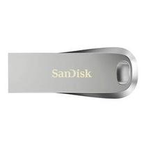 Pendrive Sandisk Ultra Luxe 64GB USB 3.1 - Prata DCZ74-064G-G46 Pendrive Sandisk Ultra Luxe 64GB USB 3.1 - Prata DCZ74-064G-G46
