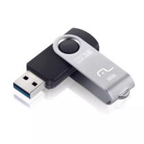 PenDrive Twist 32Gb USB 3.0 PD989 Preto Multilaser