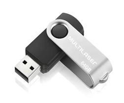 Pendrive Twist 64Gb Multilaser Pd590: Rápido E Resistente Pendrive Twist 64Gb Multilaser Pd590: Rápido E Resistente