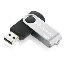 Pendrive Twist Preto 16 GB Multilaser PD588