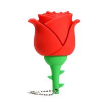 Pendrive USB Flor Colorida 64GB/32GB/16GB - Com Chaveiro (Vermelho, Azul, Rosa, Roxo)