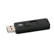 Pendrive V7 VF24GAR-3N 4GB USB 2.0 Retrátil Preto