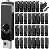 Pendrives USB EASTBULL de 2 GB, pacote com 100 cordões pretos