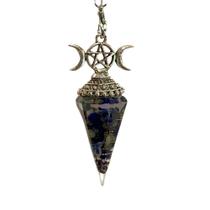 Pêndulo com Triluna - Radiestesia e Sagrado Feminino Pêndulo com Triluna - Radiestesia e Sagrado Feminino
