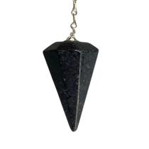 Pêndulo de Cristal Multifacetado Natural para Espiritualidade