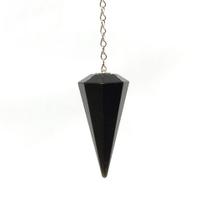 Pêndulo De Cristal Natural Obsidiana - Master Chi