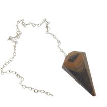 Pêndulo de Cristal Natural OLHO DE TIGRE