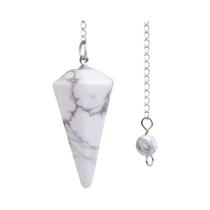 Pêndulo De Cura Reiki Em Quartzo Ametista Natural Para Adivinhação E Radiestesia