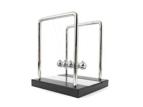 Pendulo De Newton Grande Clássico Decoração Enfeite de Casa Mesa Escritório Sala Quarto Espelhado