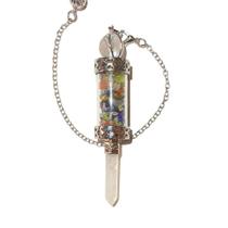 Pêndulo de Orgonite em Vidro - Talismã de Proteção e Equilíbrio Espiritual Pêndulo de Orgonite em Vidro - Talismã de Proteção e Equilíbrio Espiritual