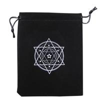 Pêndulo Divination Tablecloth Card Pad Runes Altar Table Cloth Board Jogo Drawstring Flanela Saco Tarôs Bolsa de Armazenamento - Pequeno