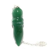 Pendulo Egipcio Quartzo Verde radiestesia Pendulo Egipcio Quartzo Verde radiestesia