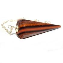 Pendulo Facetado Jaspe Rajado Pedra Natural P Radiestesia Pendulo Facetado Jaspe Rajado Pedra Natural P Radiestesia