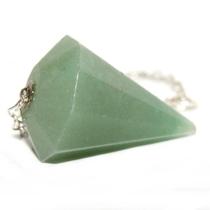 Pendulo Facetado Quartzo Verde Natural Para Radiestesia Pendulo Facetado Quartzo Verde Natural Para Radiestesia