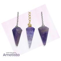 Pêndulo Natural Facetado De Ametista Radiestesia E Reiki Pêndulo Natural Facetado De Ametista Radiestesia E Reiki