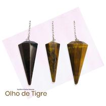 Pêndulo Natural Facetado Olho De Tigre - Radiestesia E Reiki Pêndulo Natural Facetado Olho De Tigre - Radiestesia E Reiki