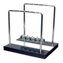 Pêndulo Newton Luxo - Preto Metal Madeira Espelhado Grande Pêndulo Newton Luxo - Preto Metal Madeira Espelhado Grande